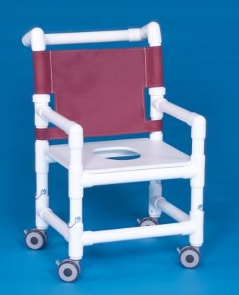 Height adjustable, and shown in Maroon colored mesh