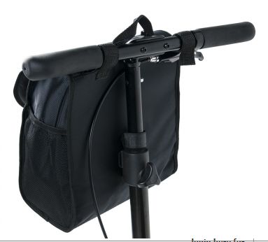 Graham-Field Lumex Knee Walker's convenient, removable front storage pouch.