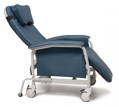 Preferred Care Deluxe Wide Recliner in a reclined position 1/3