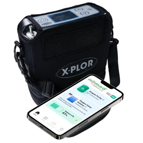 This Oxygen Concentrator is Bluetooth capable and you may also download its app through Playstore and Apple Store
