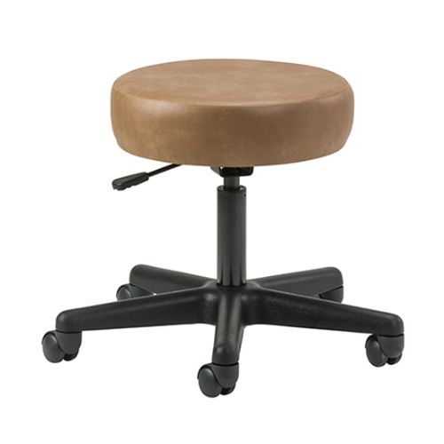 Swiveling, height-adjustable physician's stool