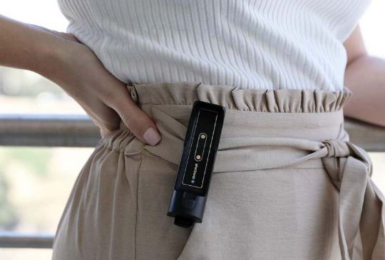 Optional Upgrade is a wearable power bank. 