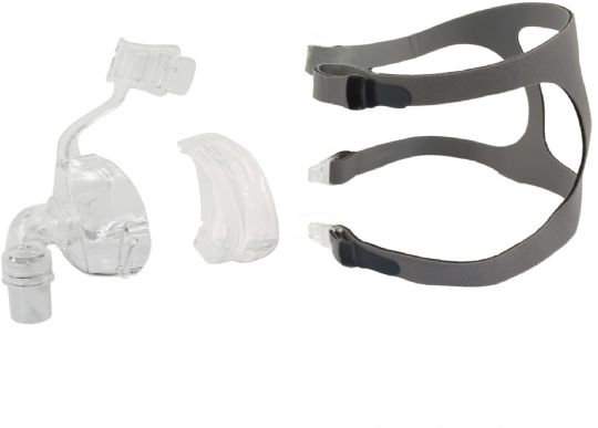 CPAP DreamEasy Nasal Mask Starter Kit with Headgear comes with three mask sizes 