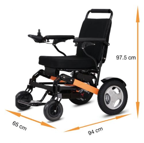 Full specifications of the JBH D10 Portable Folding Electric Wheelchair
