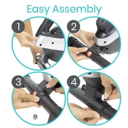 Features a quick four step assembly