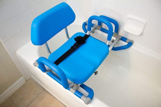 Seat Pointing Forward Inside the Tub