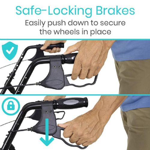 Loop-style hand brakes for easy use