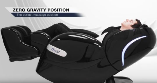 Osaki OS-Monarch Massage Chair Zero Gravity Reclined Position