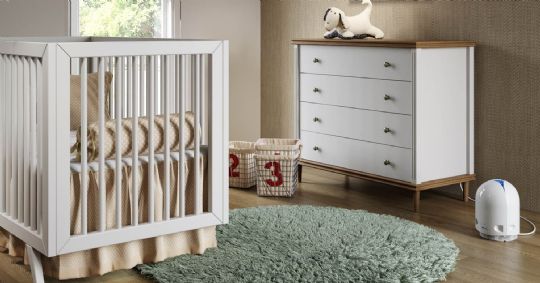 Ideal for nurseries or any other quiet space