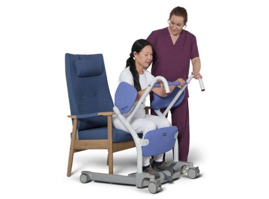 With its easy-to-use design, this patient transfer aid can be used anywhere, at any time.