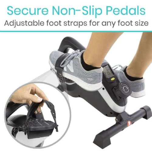 Enjoy easy adjustable and non-slip pedals 
