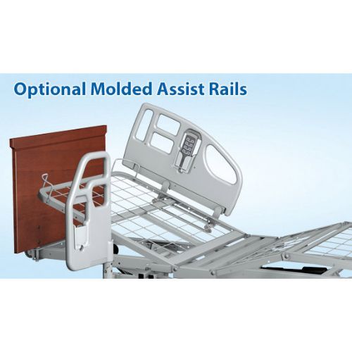 Optional Molded Assist rails can be purchased with the bed for added security. 