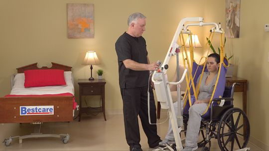 BestLift PL400HE Full Body Electric Mobile Patient Lift
