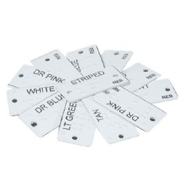 Aluminum Braille Clothing Identifiers
