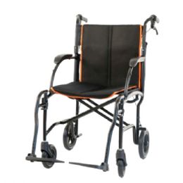 Ultra Lightweight Transport Chair with 300 Pounds Support by Feather Mobility