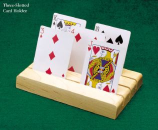 Four Slotted Card Holder