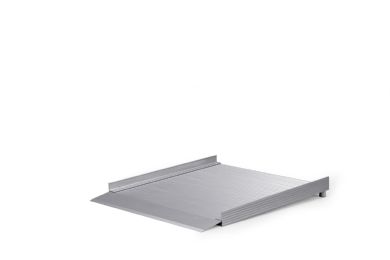 Aluminum Threshold Butt Ramp with Bevel and Optional Hand Rails by Rampit USA