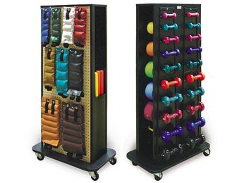 Econo Multipurpose Weight and Dumbbell Storage Rack by Hausmann Industries