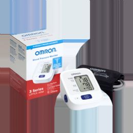 OMRON 3 Series Upper Arm Blood Pressure Monitor | Stores 14 Blood Pressure Readings