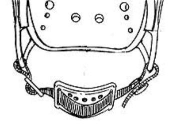 Replacement Chin Strap with Chin Cup for 9825 Deluxe Helmet