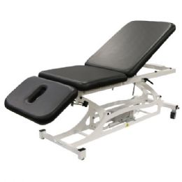 Bariatric Power Adjustable Treatment Table with Manual Elevating Midsection Option by Pivotal Health Solutions
