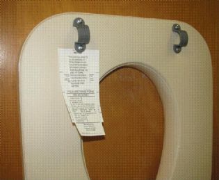 Replacement RPO Commode Seat Pad for Guardian Drop-Arm Commodes by Medline