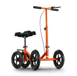 Knee Walker With Adjustable Height and 330 Pound Weight Capacity from SuperHandy