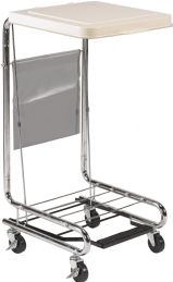 Drive Medical Chrome-Plated Steel Laundry Hamper Stand