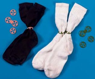 Plastic Sock Sorter Laundry Rings