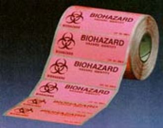 Specialty Biohazard Warning Label