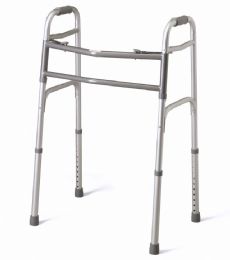 Two-Button Bariatric Folding Walker by Medline