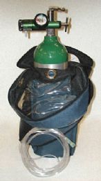 Mada Oxy-Uni-Pak in Shoulder Bag with Aluminum Oxygen Cylinder