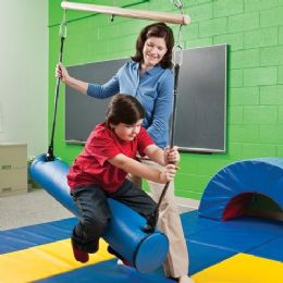 Bolster Swings for Balance Strengthening and Play Therapy
