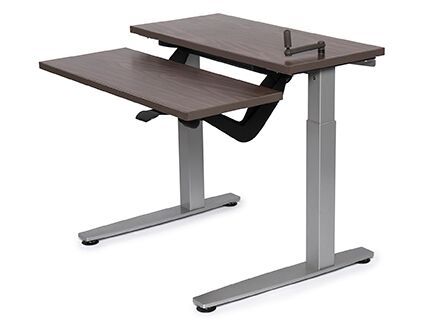 Height-Adjustable Workstation with Keyboard Lift