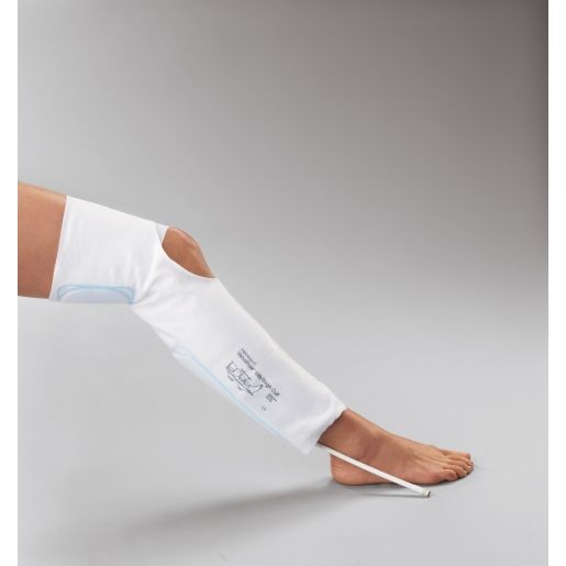 The breathable and comfortable calf, foot and thigh cuffs enhance the patient experience 