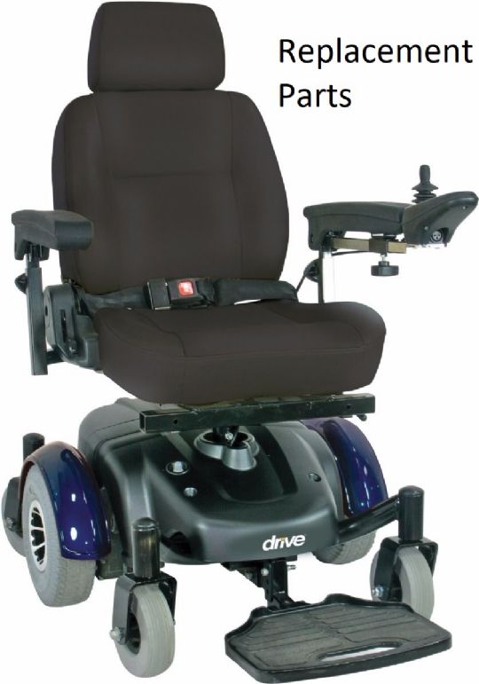 Replacement Parts for Image EC Mid Wheel Drive Power Wheelchair