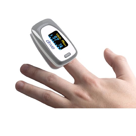 Drive Medical View SpO2 Deluxe Finger Tip Pulse Oximeter