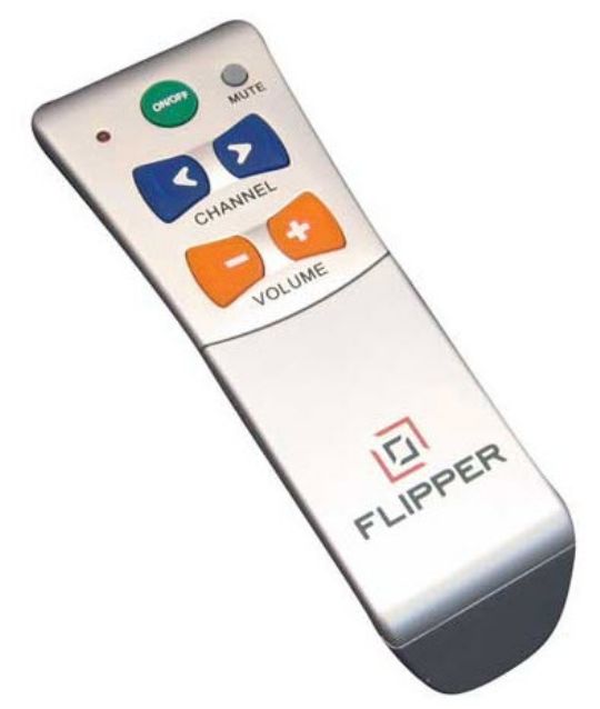 Flipper Large Button TV Remote
