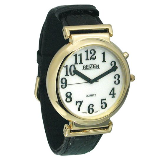 Reizen Watch - Illuminated White Dial with Black Numbers