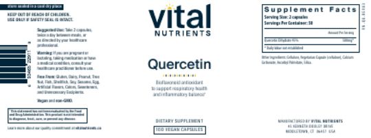 Quercetin Supplement for Antioxidants and Prostate Anti-Inflammatory