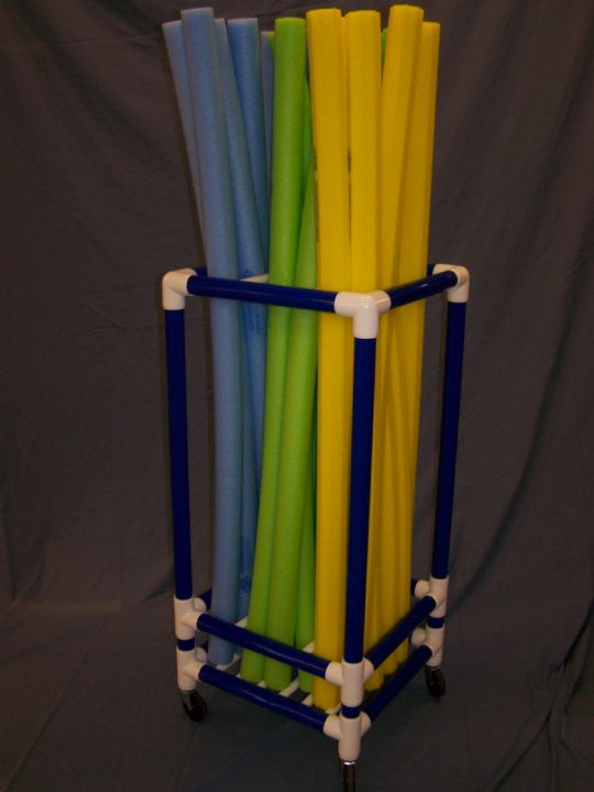 Pool Noodle Transport and Storage Cart