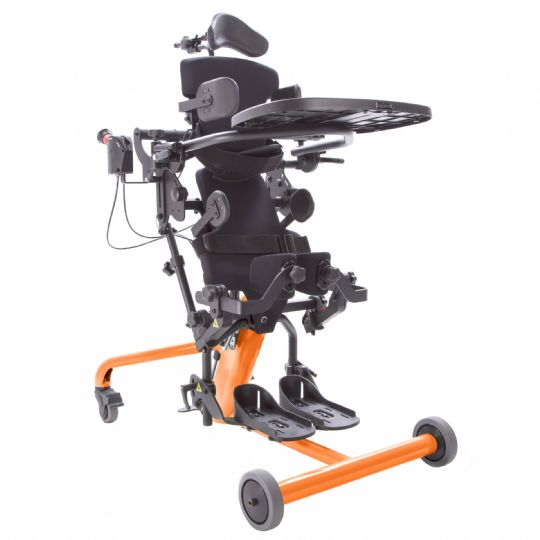 EasyStand Bantam Small Stander with an Orange Frame