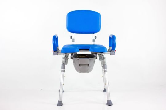 UltraCommode Shower Commode Chair - Front View