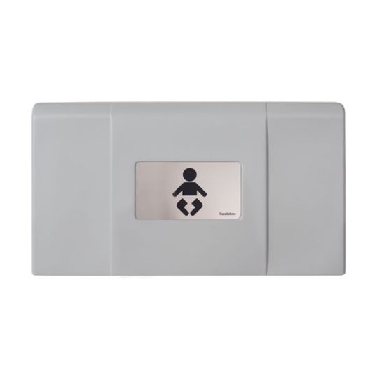 Stainless Steel and Grey Ultra Baby Changing Table Station