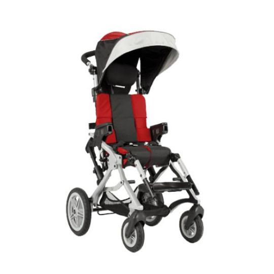 Reach Lightweight Folding Transit Stroller by Leggero (Shown in Rosso Red)