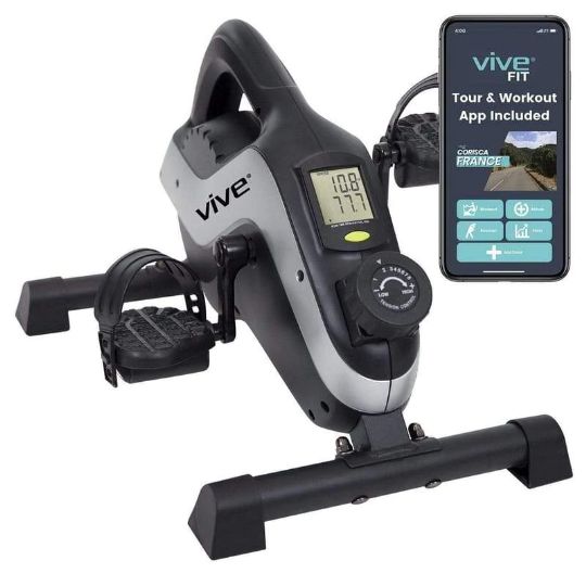 Leg Pedal Exerciser (App Included) by Vive Health