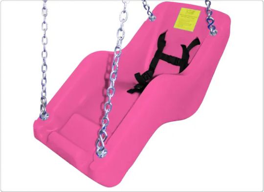 JennSwing Special Needs Pediatric Swing in Bubble Gum Pink
