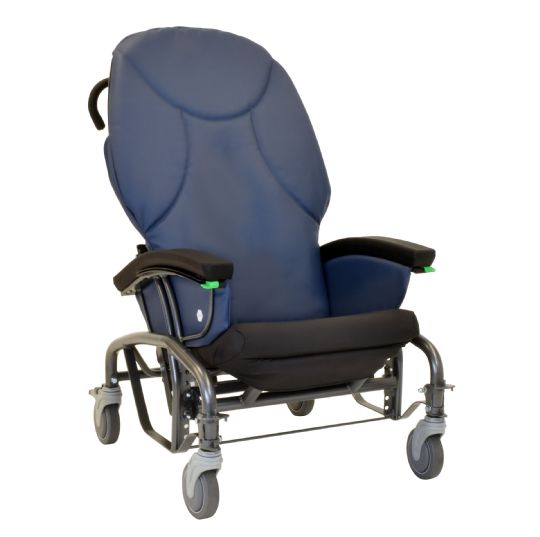 Dyn-Ergo Scoot Chair by Optima | In sapphire color upholstery