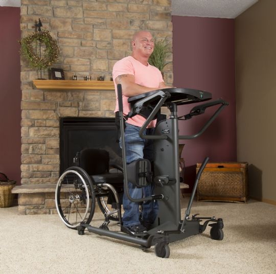 Shown with Minimum Support Package Basic Adult Standing Frame