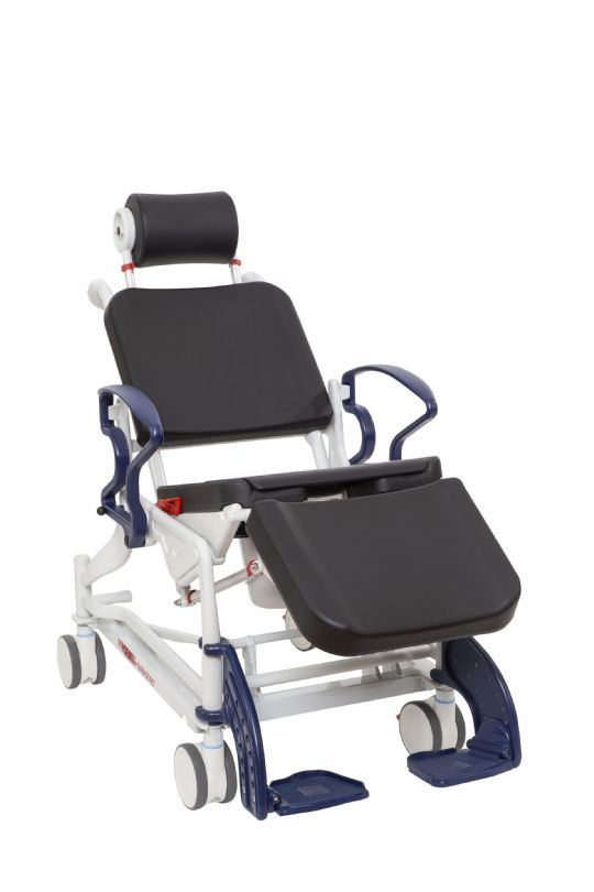 Robotec Phoenix 200 Multifunction Reclining Bariatric Shower and Commode Chair - 440 lbs. Weight Capacity